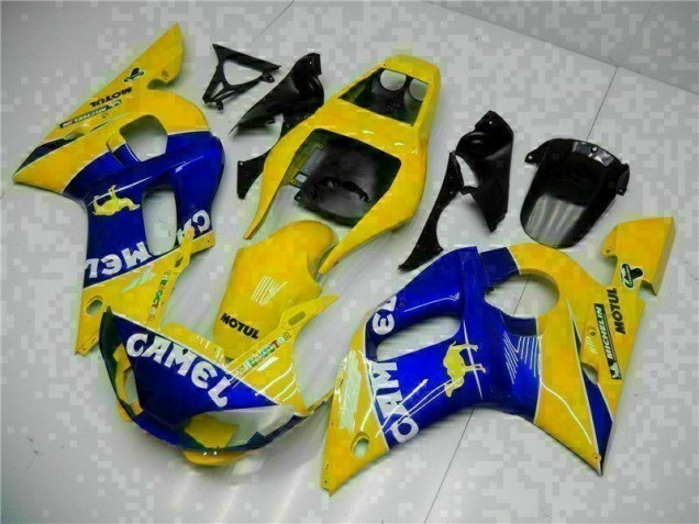 Amarelo Azul Abs Plásticos R6 1998-2002 Amarelo Azul Abs Plásticos R6 1998-2002