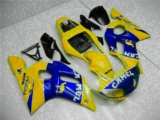 Amarelo Azul Abs Plásticos R6 1998-2002 Amarelo Azul Abs Plásticos R6 1998-2002