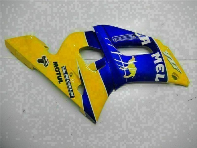 Amarelo Azul Abs Plásticos R6 1998-2002 Amarelo Azul Abs Plásticos R6 1998-2002