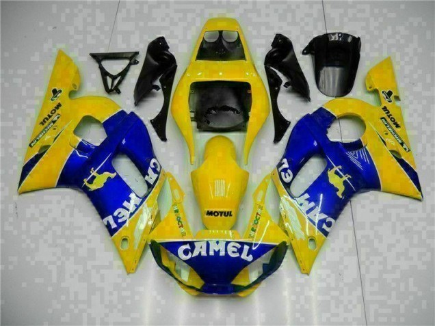 Amarelo Azul Abs Plásticos R6 1998-2002 Amarelo Azul Abs Plásticos R6 1998-2002