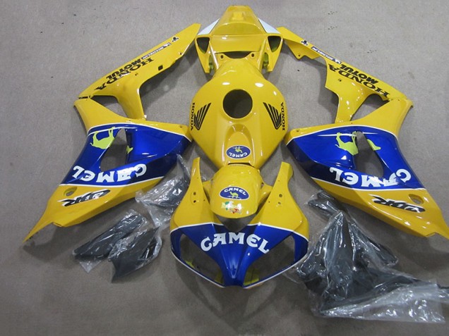 Amarelo Azul Camelo Carenagem CBR 1000RR 2006-2007 Amarelo Azul Camelo Carenagem CBR 1000RR 2006-2007