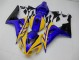 Amarelo Azul Carenagem CBR 1000RR 2006-2007 Amarelo Azul Carenagem CBR 1000RR 2006-2007