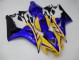 Amarelo Azul Carenagem CBR 1000RR 2006-2007 Amarelo Azul Carenagem CBR 1000RR 2006-2007