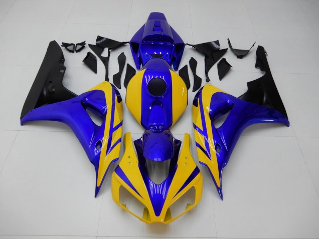 Amarelo Azul Carenagem CBR 1000RR 2006-2007 Amarelo Azul Carenagem CBR 1000RR 2006-2007