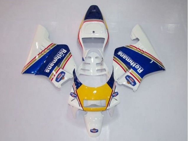 Amarelo Branco Azul Carenagem NSR 250 MC28 P4 1994-1996 Amarelo Branco Azul Carenagem NSR 250 MC28 P4 1994-1996