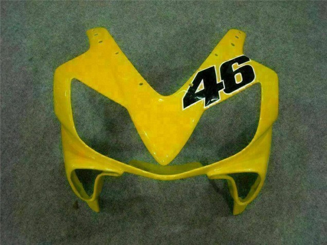 Amarelo Branco Carenagem CBR 600 F4i 2001-2003 Amarelo Branco Carenagem CBR 600 F4i 2001-2003