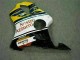 Amarelo Branco Carenagem CBR 600 F4i 2001-2003 Amarelo Branco Carenagem CBR 600 F4i 2001-2003