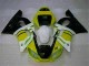 Amarelo Branco Carenagem R6 1998-2002 Amarelo Branco Carenagem R6 1998-2002