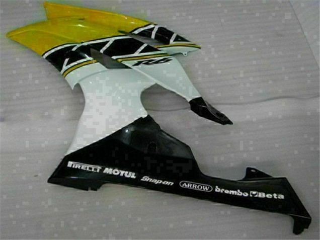 Amarelo Branco Carenagem R6 2008-2016 Amarelo Branco Carenagem R6 2008-2016