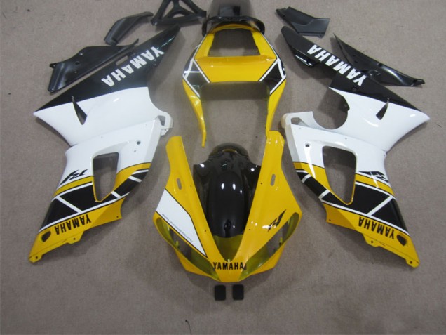 Amarelo Branco Preto Carenagem R1 2000-2001 Amarelo Branco Preto Carenagem R1 2000-2001