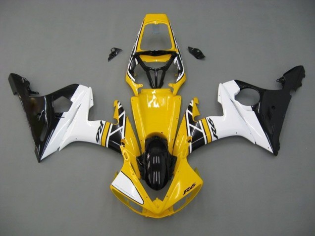 Amarelo Branco Preto Carenagem R6 2003-2005 Amarelo Branco Preto Carenagem R6 2003-2005