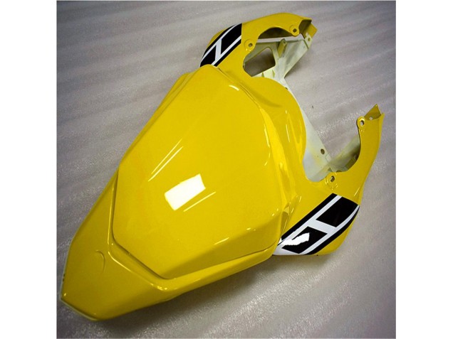 Amarelo Branco Preto Plástico R6 2006-2007 Amarelo Branco Preto Plástico R6 2006-2007