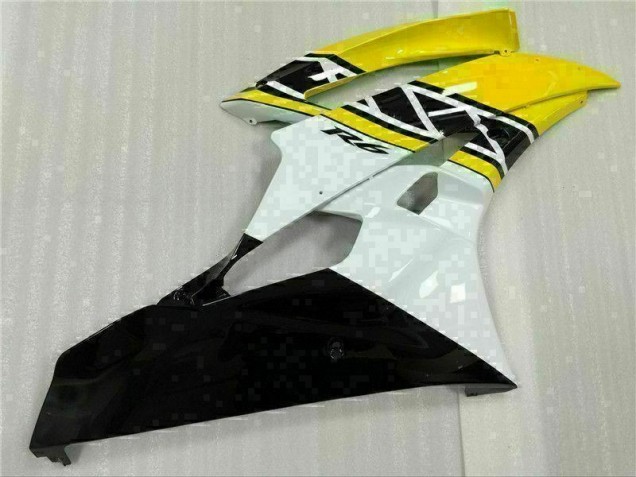 Amarelo Branco Preto Plásticos R6 2006-2007 Amarelo Branco Preto Plásticos R6 2006-2007