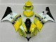 Amarelo Branco Preto Plásticos R6 2006-2007 Amarelo Branco Preto Plásticos R6 2006-2007