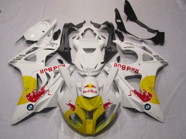 Amarelo Branco RedBull Carenagem S1000RR 2009-2014