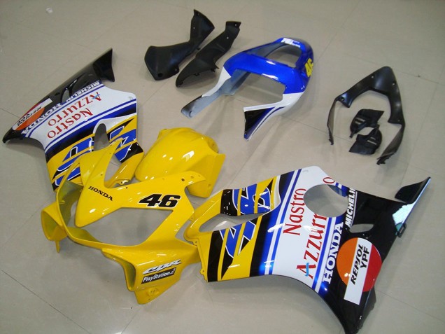 Amarelo Carenagem CBR 600 F4i 2001-2003 Amarelo Carenagem CBR 600 F4i 2001-2003