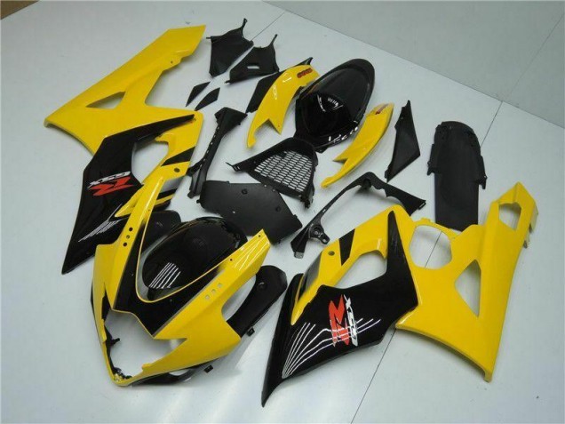 Amarelo Carenagem GSXR 1000 K5 2005-2006 Amarelo Carenagem GSXR 1000 K5 2005-2006