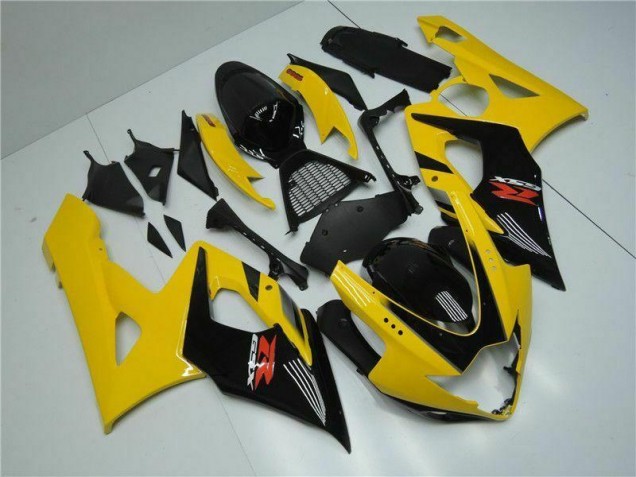 Amarelo Carenagem GSXR 1000 K5 2005-2006 Amarelo Carenagem GSXR 1000 K5 2005-2006