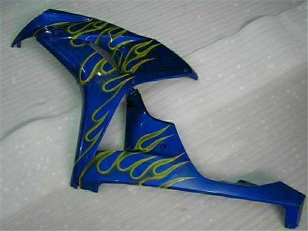 Amarelo Chama Azul Carenagem CBR 1000RR 2008-2011 Amarelo Chama Azul Carenagem CBR 1000RR 2008-2011
