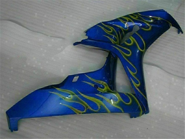 Amarelo Chama Azul Carenagem CBR 1000RR 2008-2011 Amarelo Chama Azul Carenagem CBR 1000RR 2008-2011