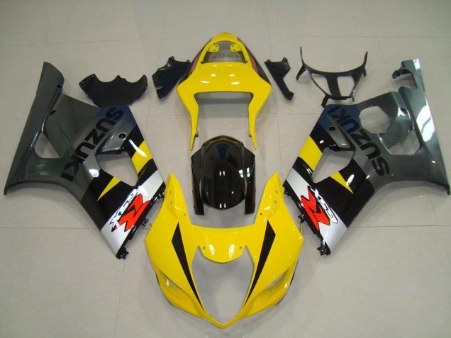 Amarelo Cinzento Carenagem GSXR 1000 K3 2003-2004