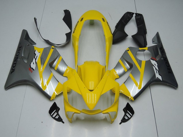 Amarelo Cinzento Kit Carenagem CBR 600 F4i 2004-2007 Amarelo Cinzento Kit Carenagem CBR 600 F4i 2004-2007