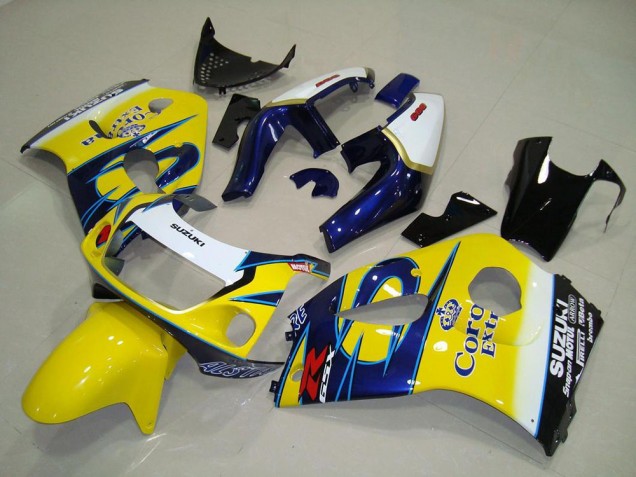 Amarelo Corona Carenagem GSXR 600 1996-2000 Amarelo Corona Carenagem GSXR 600 1996-2000