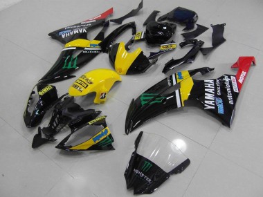 Amarelo Monster Abs Kits Carenagem R6 2008-2016
