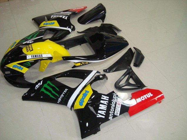 Amarelo Monster Abs Kits Completos Carenagem R1 2015-2019 Amarelo Monster Abs Kits Completos Carenagem R1 2015-2019