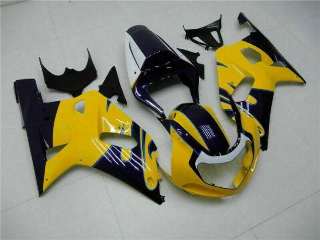Amarelo Plástico GSXR 600 / 750 K1 K2 K3 2001-2003 Amarelo Plástico GSXR 600 / 750 K1 K2 K3 2001-2003