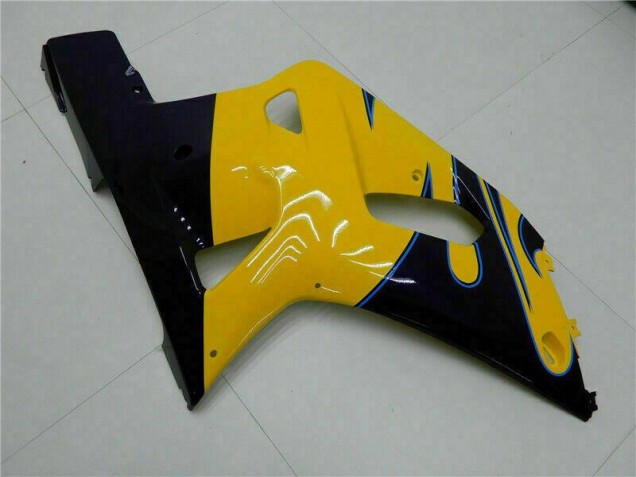 Amarelo Plástico GSXR 600 / 750 K1 K2 K3 2001-2003 Amarelo Plástico GSXR 600 / 750 K1 K2 K3 2001-2003