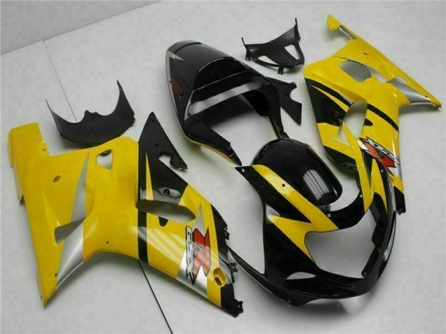 Amarelo Plásticos GSXR 600 / 750 K1 K2 K3 2001-2003 Amarelo Plásticos GSXR 600 / 750 K1 K2 K3 2001-2003