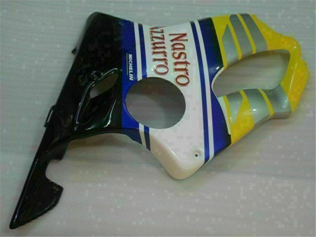 Amarelo Prata Nastro Azzurro Carenagem CBR 600 F4i 2001-2003 Amarelo Prata Nastro Azzurro Carenagem CBR 600 F4i 2001-2003