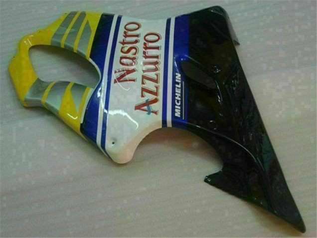 Amarelo Prata Nastro Azzurro Carenagem CBR 600 F4i 2001-2003 Amarelo Prata Nastro Azzurro Carenagem CBR 600 F4i 2001-2003
