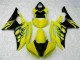 Amarelo Preto Abs Plásticos R6 2008-2016 Amarelo Preto Abs Plásticos R6 2008-2016