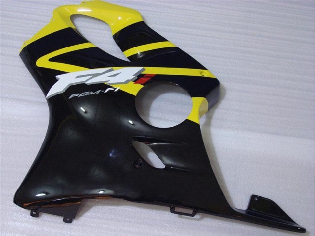 Amarelo Preto Carenagem CBR 600 F4i 2001-2003 Amarelo Preto Carenagem CBR 600 F4i 2001-2003