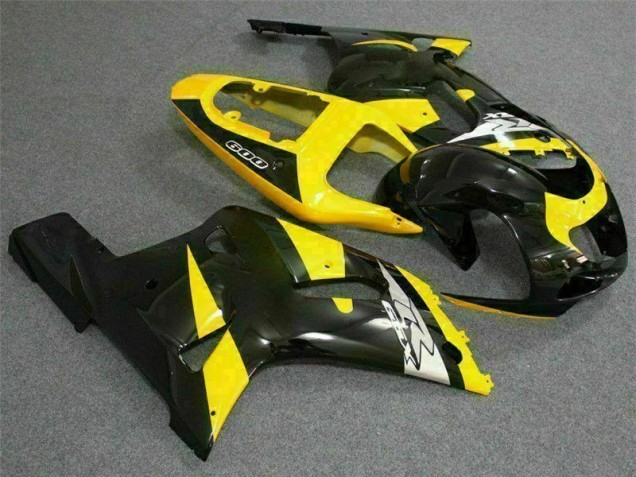 Amarelo Preto Carenagem & Plástico GSXR 600 / 750 K1 K2 K3 2001-2003 Amarelo Preto Carenagem & Plástico GSXR 600 / 750 K1 K2 K3 2001-2003