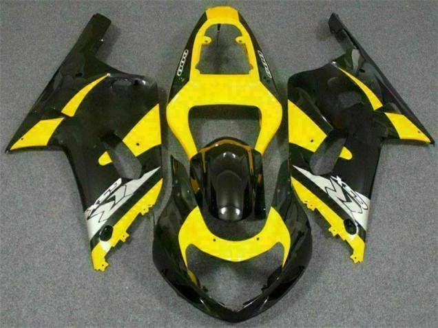 Amarelo Preto Carenagem & Plástico GSXR 600 / 750 K1 K2 K3 2001-2003 Amarelo Preto Carenagem & Plástico GSXR 600 / 750 K1 K2 K3 2001-2003