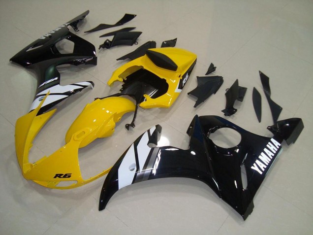 Amarelo Preto Carenagem R6 2006-2007 Amarelo Preto Carenagem R6 2006-2007