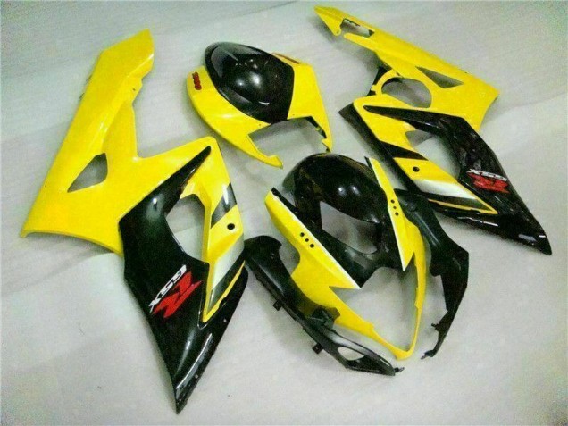 Amarelo Preto Carroçaria GSXR 1000 K5 2005-2006 Amarelo Preto Carroçaria GSXR 1000 K5 2005-2006