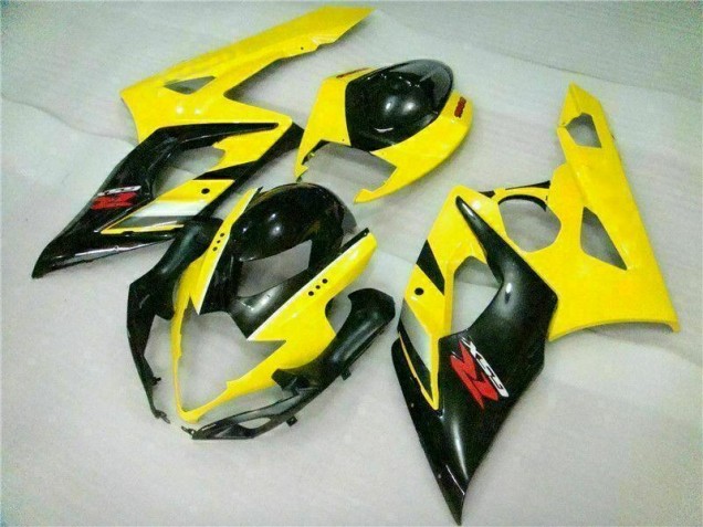 Amarelo Preto Carroçaria GSXR 1000 K5 2005-2006 Amarelo Preto Carroçaria GSXR 1000 K5 2005-2006