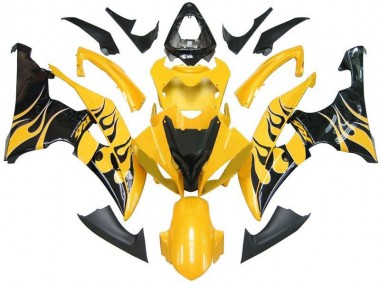 Amarelo Preto Chama R6 Carenagem R6 2008-2016