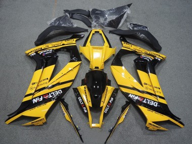 Amarelo Preto Delt Fin Carenagem ZX10R 2011-2015