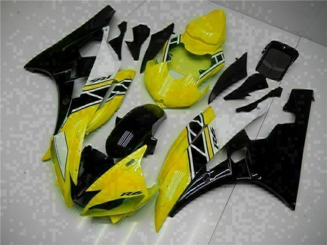 Amarelo Preto Kit Carenagem R6 2006-2007 Amarelo Preto Kit Carenagem R6 2006-2007