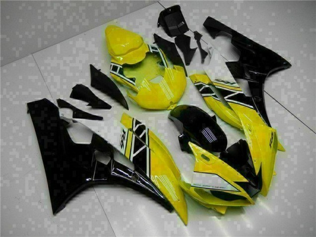 Amarelo Preto Kit Carenagem R6 2006-2007 Amarelo Preto Kit Carenagem R6 2006-2007