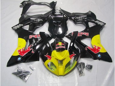 Amarelo Preto RedBull Carenagem S1000RR 2009-2014