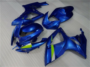 Azul Abs Plástico GSXR 600 / 750 K6 2006-2007