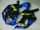 Azul Abs Plásticos GSXR 600 / 750 K1 K2 K3 2001-2003 Azul Abs Plásticos GSXR 600 / 750 K1 K2 K3 2001-2003