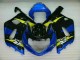 Azul Abs Plásticos GSXR 600 / 750 K1 K2 K3 2001-2003 Azul Abs Plásticos GSXR 600 / 750 K1 K2 K3 2001-2003