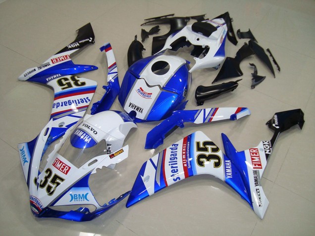 Azul Adesivos Carenagem R1 2007-2008 Azul Adesivos Carenagem R1 2007-2008
